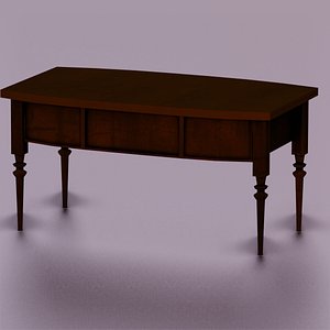 TABLE LOW POLY GAME READY 3D