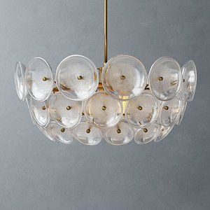 Glass Disc Chandelier