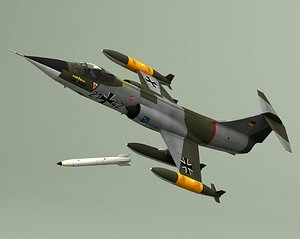 F-104 G German / Luftwaffe Jet Fighter