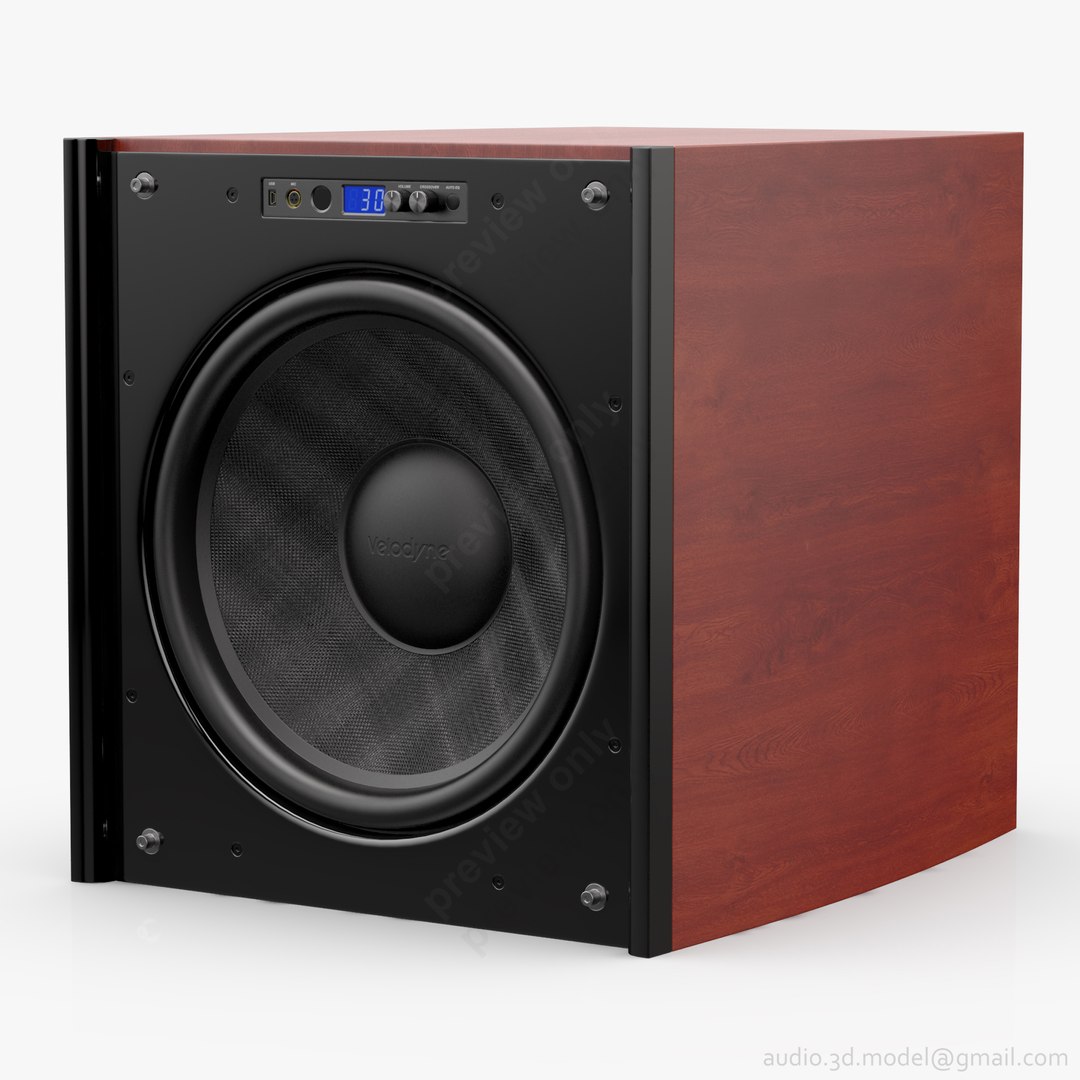 Subwoofer 18 Velodyne Dd-18 3d Model