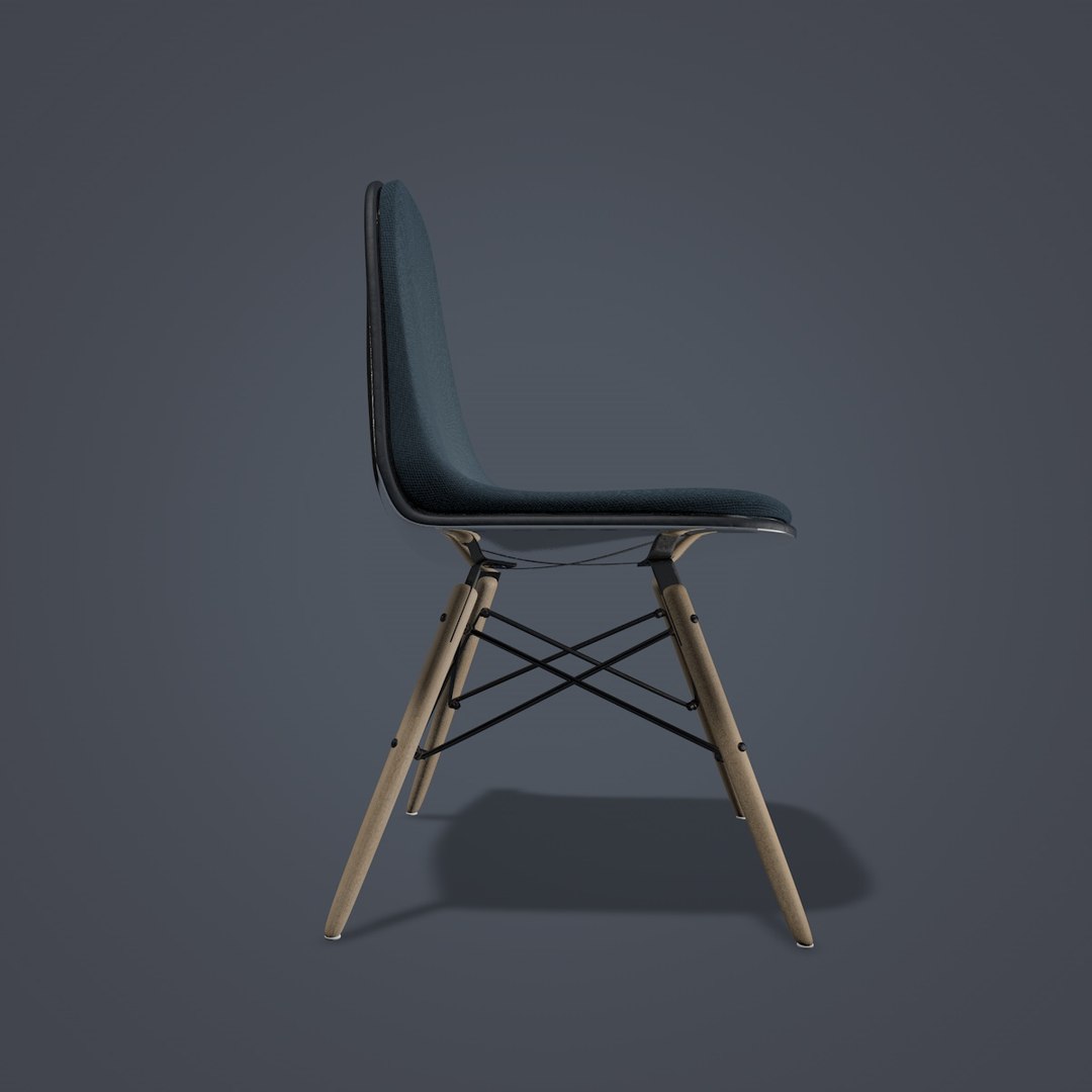 3d C4d Eiffel Chair Seat