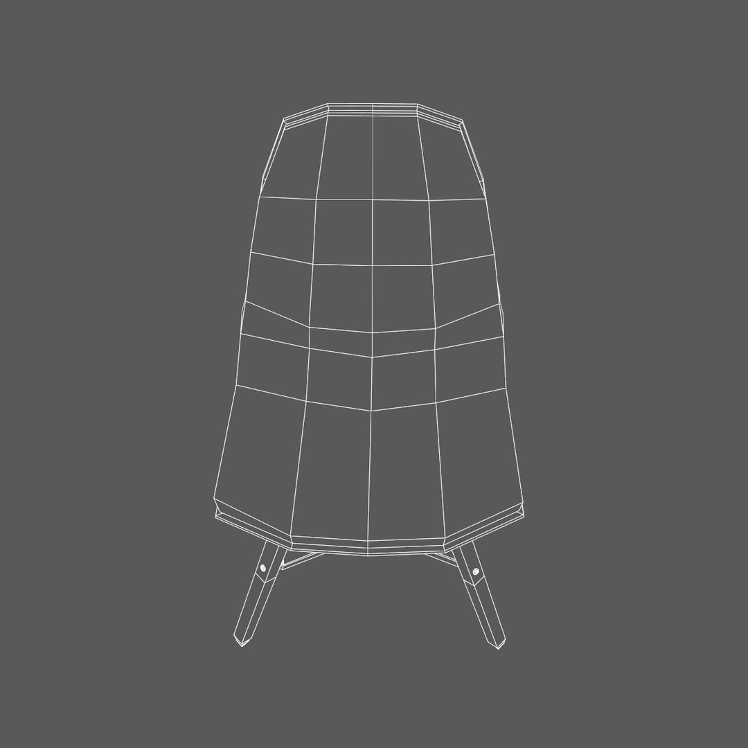 3d C4d Eiffel Chair Seat