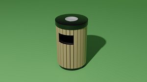 Trash can 3D