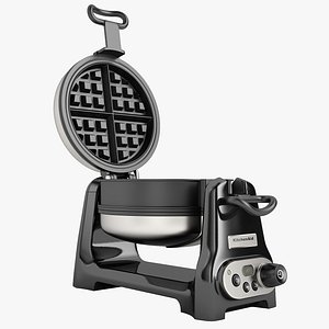 Ninja Belgian Waffle Maker 3D model - Download Electronics on