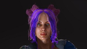 Sexy Modern Artist Xio 3D model