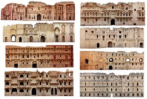 Ancient Walls Architecture Pack 8 3D model