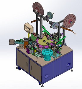 Automatic Tight Connector Assembly Machine 3D CAD Model 3D