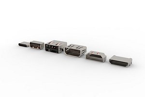 USB PORT 4 3D model