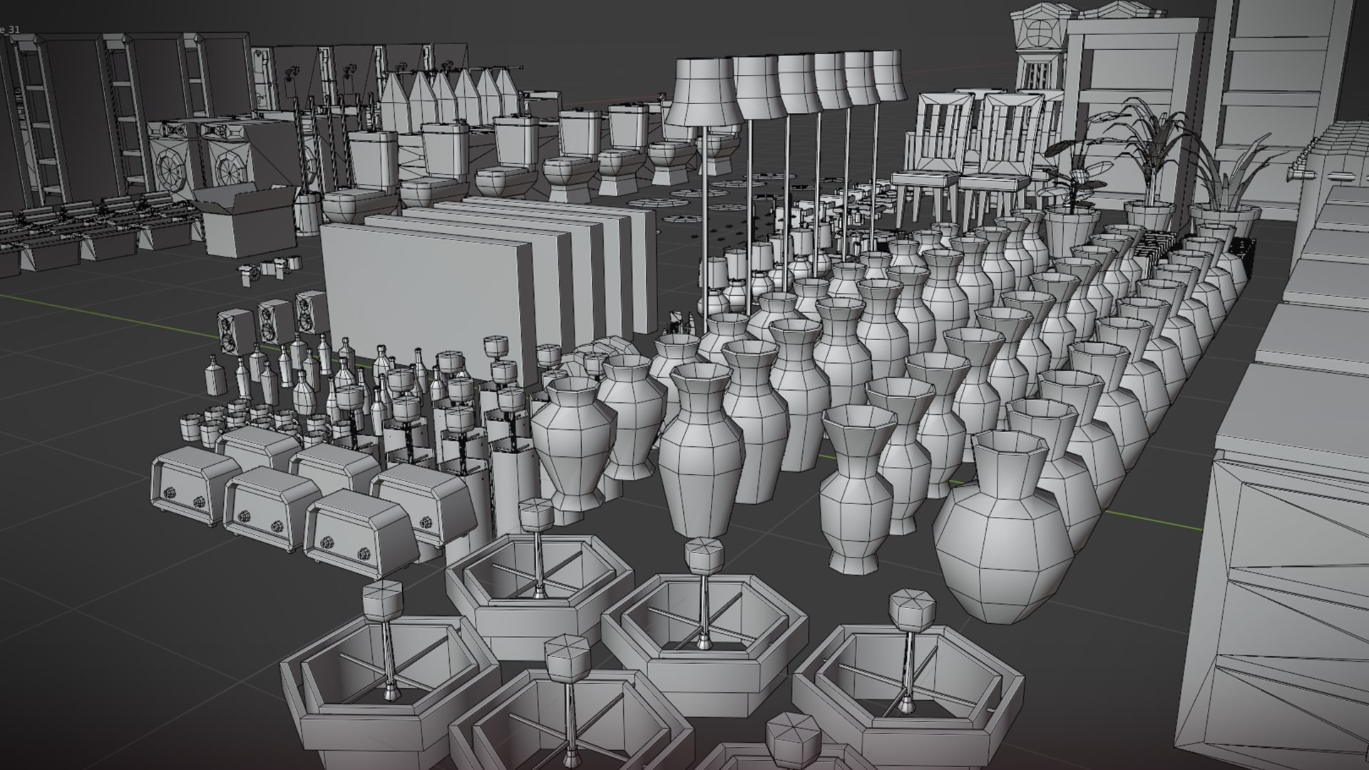 3D Model Low Poly House Interior - TurboSquid 1937235