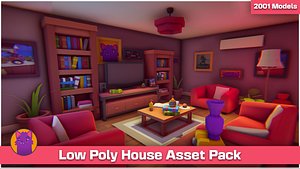 Low Poly House Interior