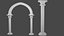 Column and Arch - Low-Poly Architecture Set 01