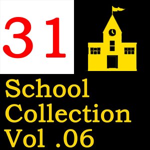 school 06 3d model