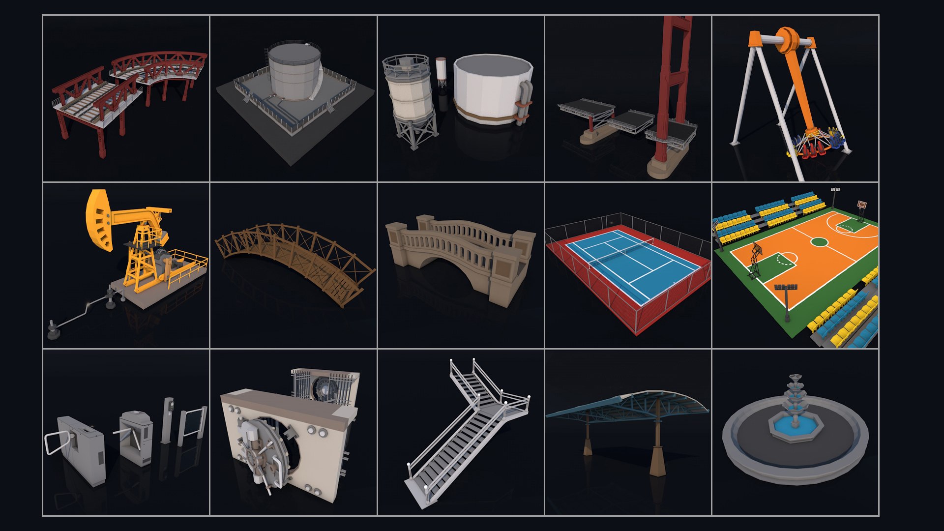 3D Low Poly City Mega Pack 2 model https://p.turbosquid.com/ts-thumb/2b/BXrVdD/zw/image30/jpg/1710759975/1920x1080/fit_q87/cbcb6a2362a9db850236910b591c0478ea90654c/image30.jpg