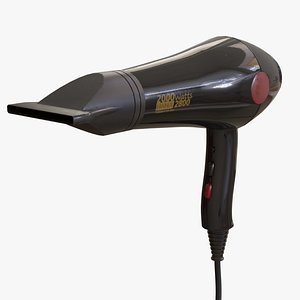 3D Realistic Hairdryer