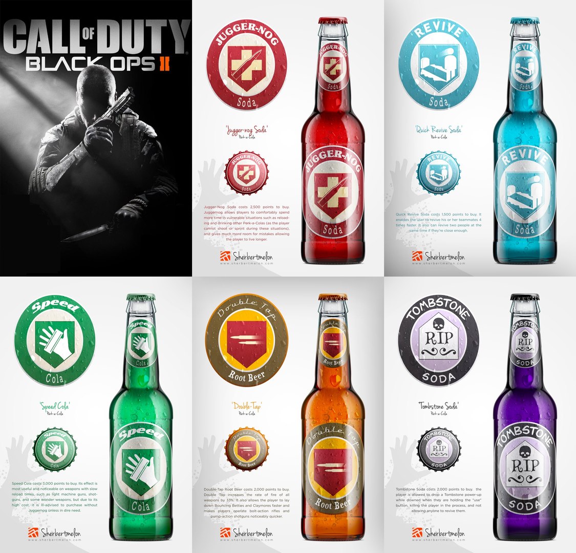 Call Of Duty Black Ops II Speed Cola Perk-a-Cola 3D Model - TurboSquid ...