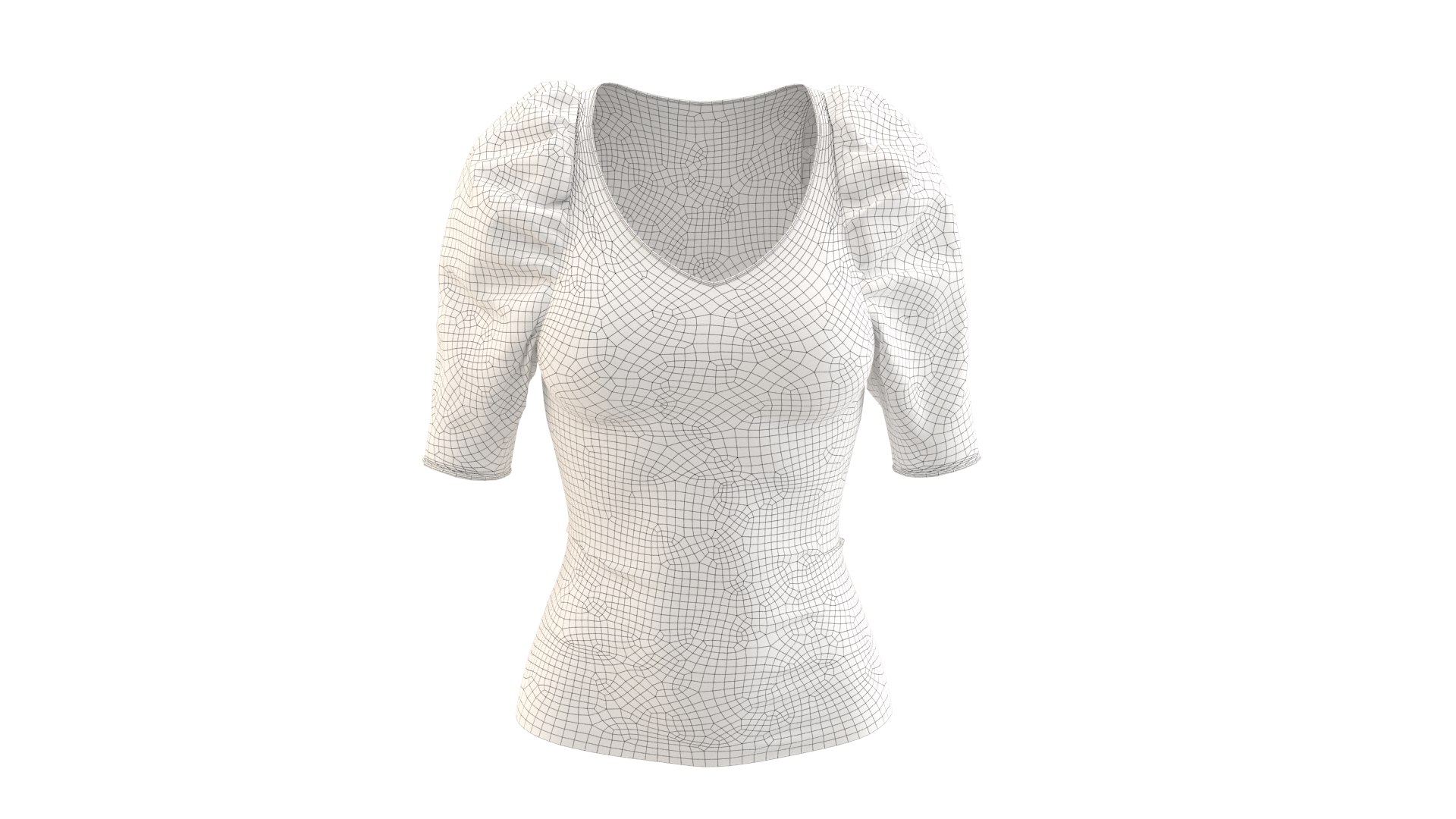 3D shirt puff model - TurboSquid 1473244