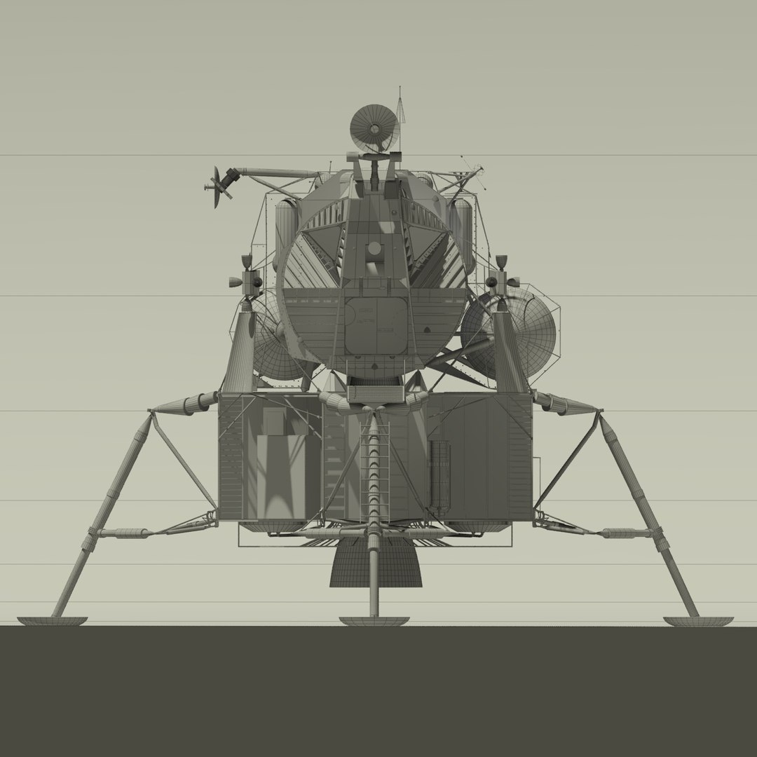 3d Model Lunar Module