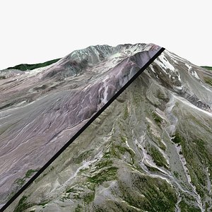 3D Mount St Helens US model