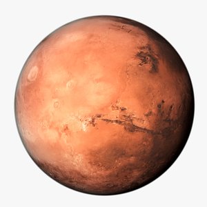3D mars 8k model