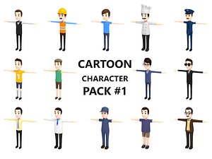 Cartoon Man Pack 1