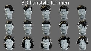 3D 3D hairstyle for men