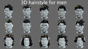 3D hairstyle for men
