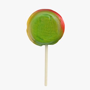 3D lollipop lolli pop model