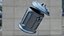 Realistic Metal Trash Can - Game Ready 3D Urban Prop