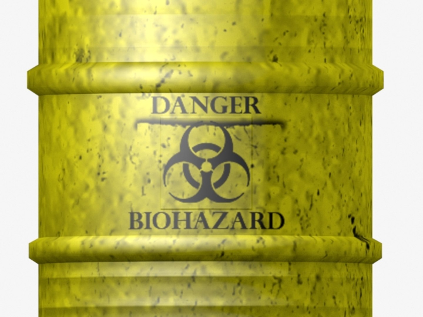 Metal Toxic Waste 3d Model