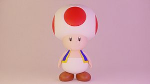 3D Toad model