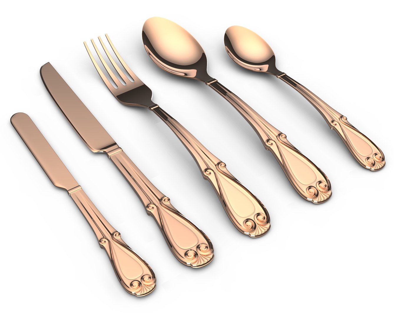 3D Model Cutlery Flatware - TurboSquid 1475157