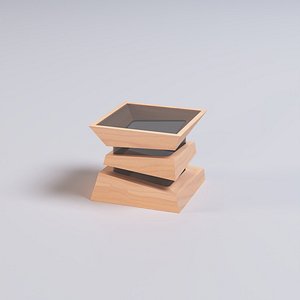 3D Japandi Tokyo Accent Table Lamp 3D Model - Blender FBX OBJ USD model