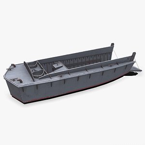 Landing Craft Mechanized LCM Low-poly PBR