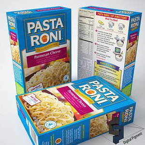 pasta roni parmesan cheese 3ds