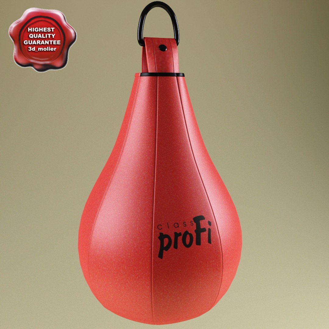 3d Model Of Boxing Speed Bag