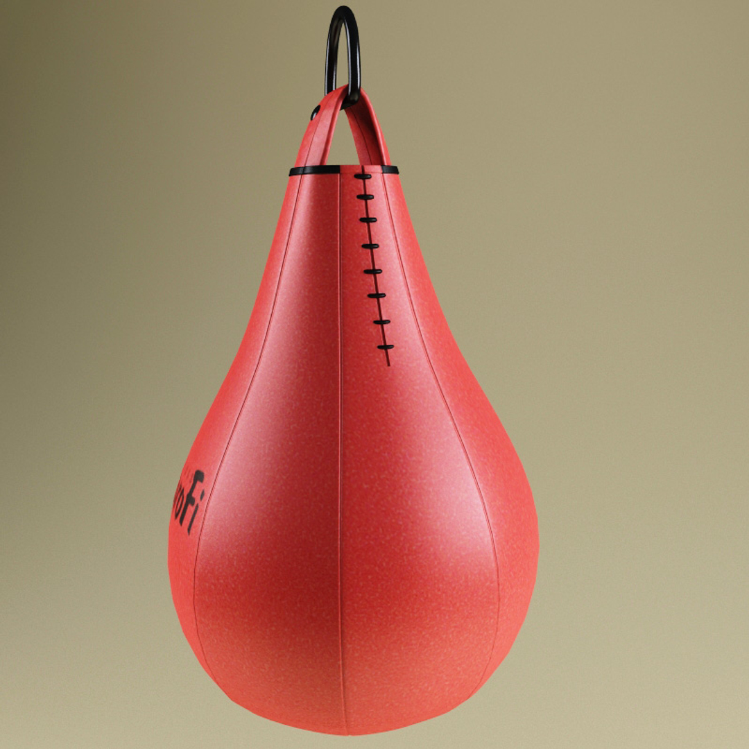 3d model of boxing speed bag