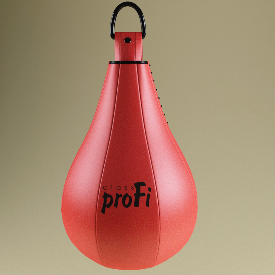 3d model of boxing speed bag