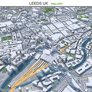 city area building 3D model