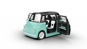 Fiat Topolino 2025 HQ 3d model 3D