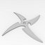 3d model of shuriken v1