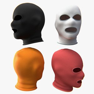 Low High-poly Fabric Balaclava multi-color set