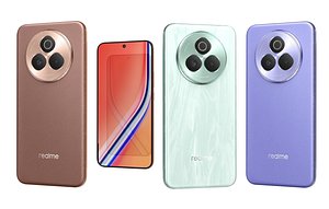 3D model Realme P3 Pro All Colors Low Poly
