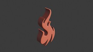3D fire icon 25