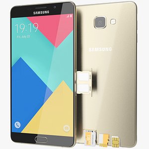 Samsung Galaxy A9 Pro 2016 Gold with SD/SIM Card Tray