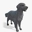 Real-Time Dog Golden Retriever 3D Model