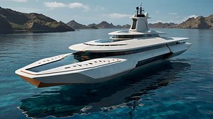 3D model 3D Yacht Model