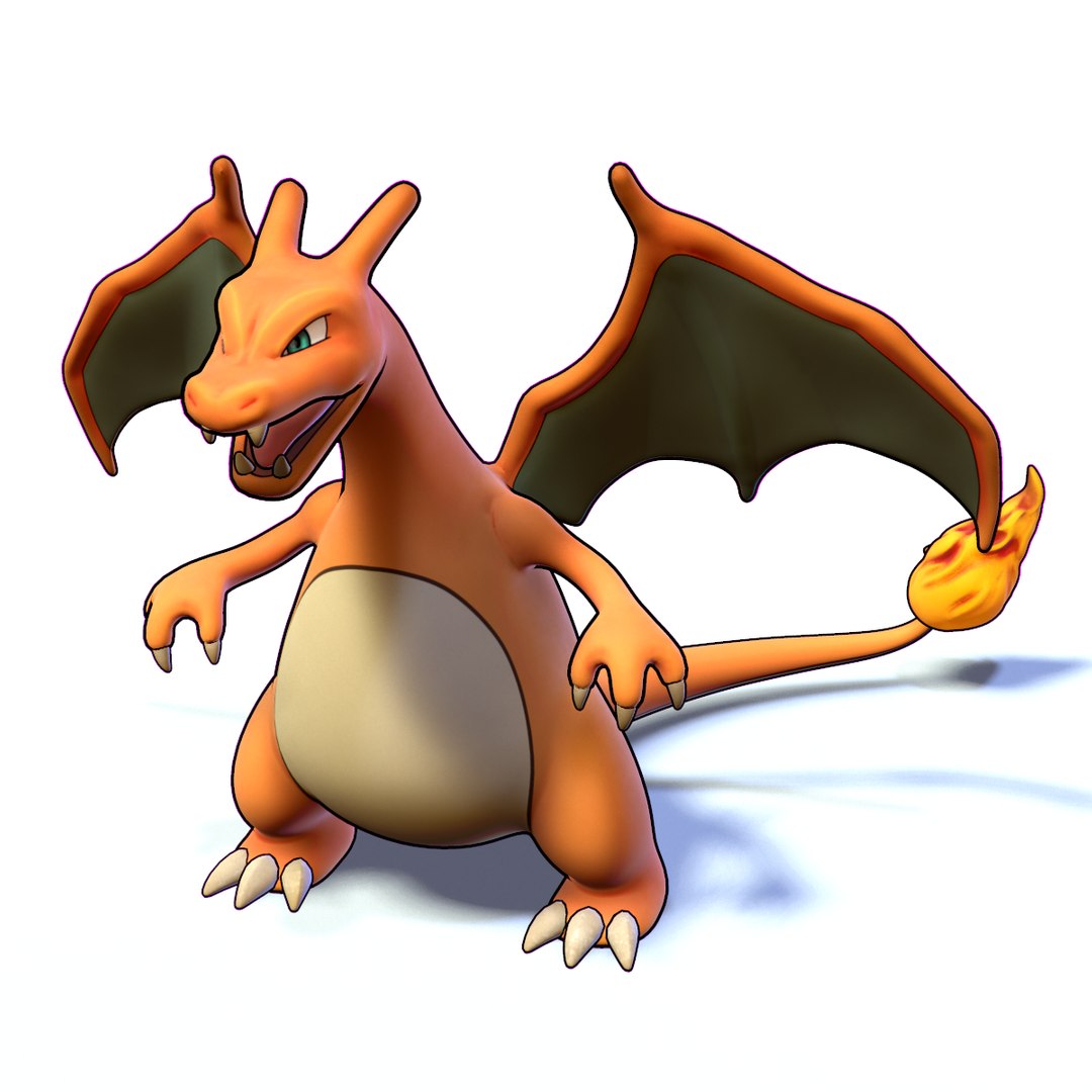 Charizard Pokemon 3d Obj