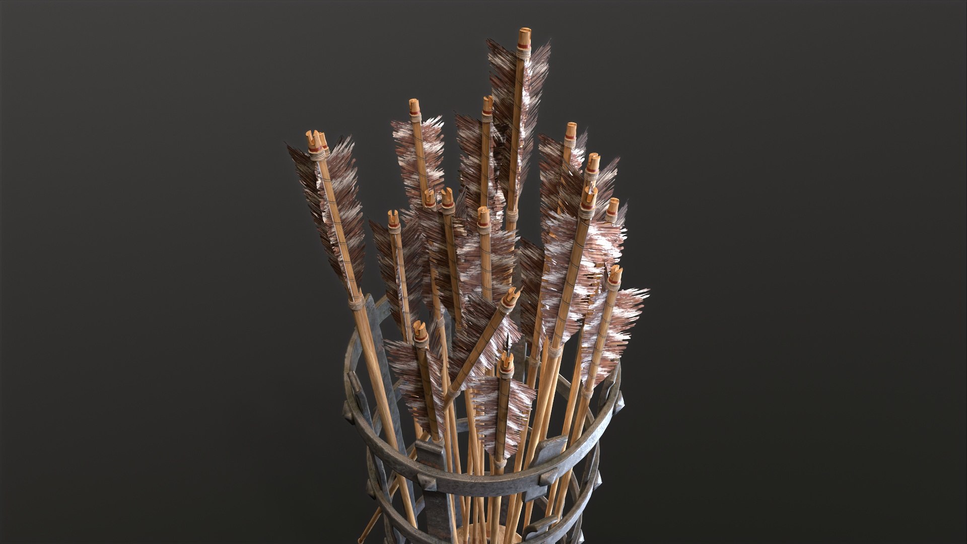 Archery Arrows 3D Model - TurboSquid 1883060
