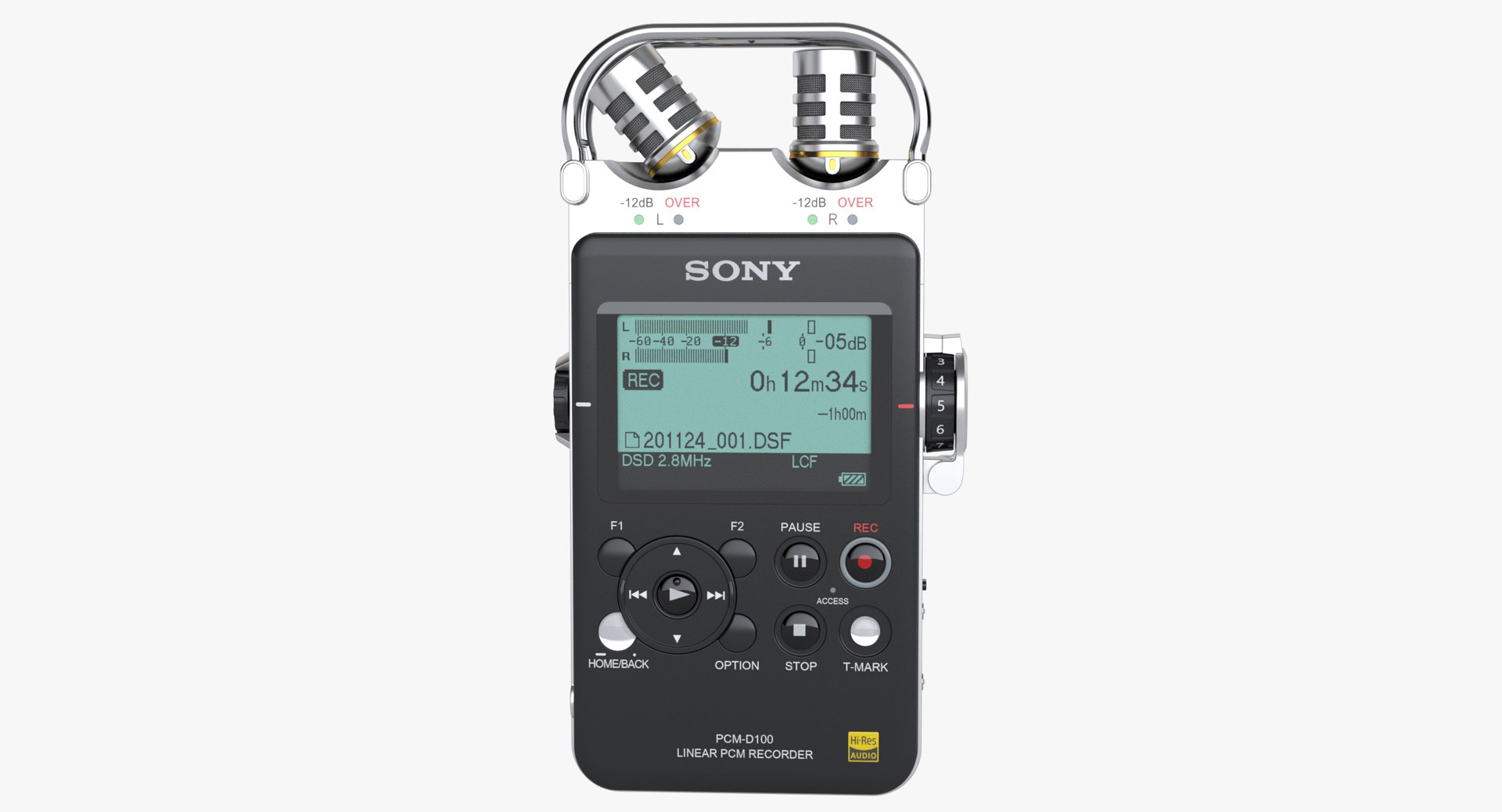 Portable Pcm Recorder Sony 3D Model - TurboSquid 1392261