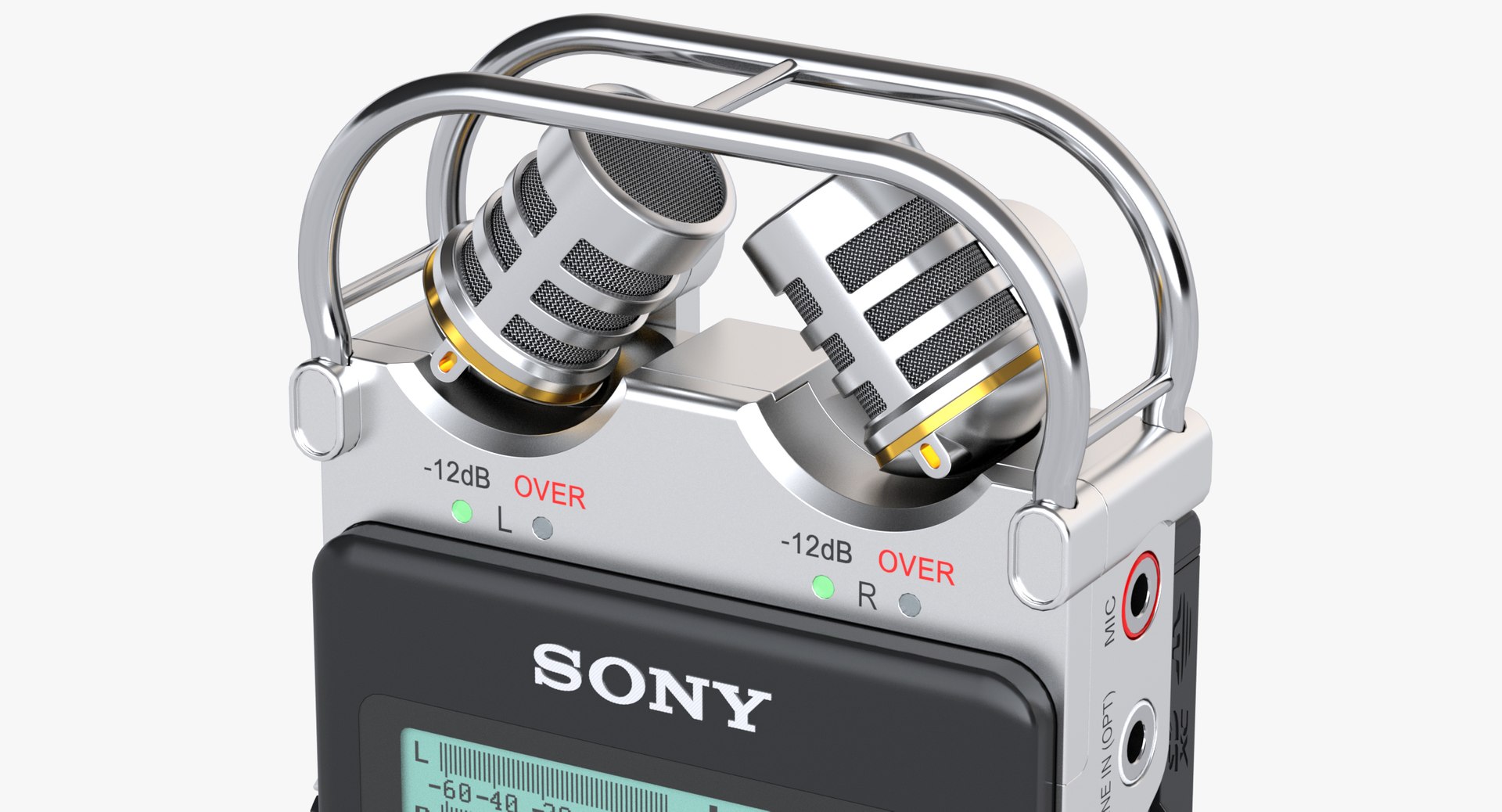 Portable Pcm Recorder Sony 3D Model - TurboSquid 1392261